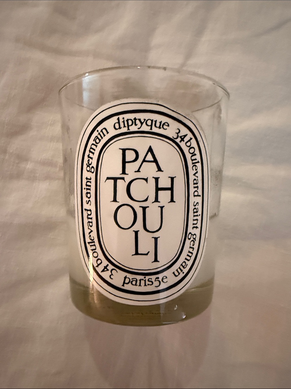 Diptyque Patchouli Glass Candle Jar